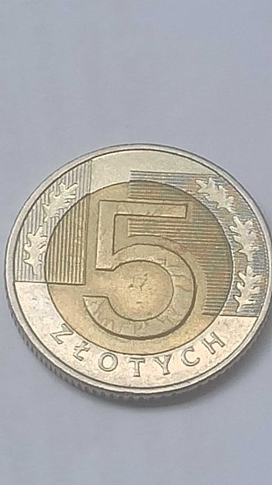 Destrukt monety 5zł