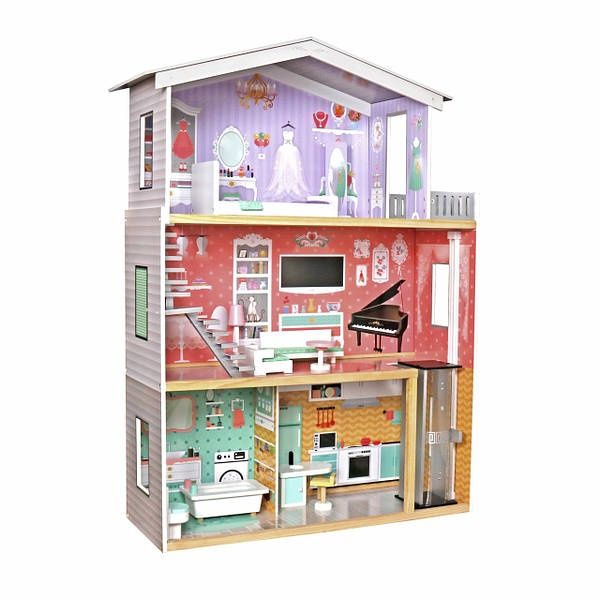 Ляльковий будинок,замок для ляльок,кукольний домик,дерев'яний будинок