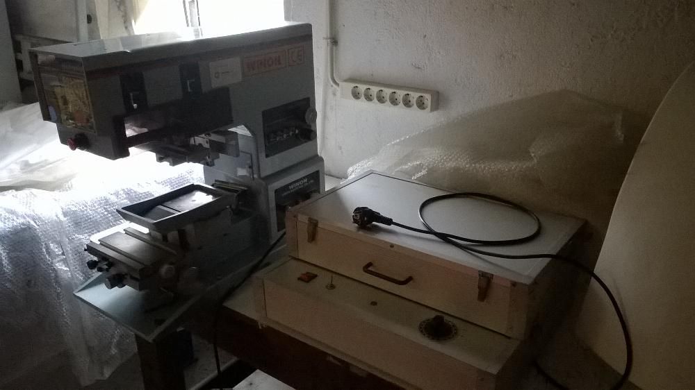 Máquina imprime brindes Esferográfica; Isqueiros - Redução Preço