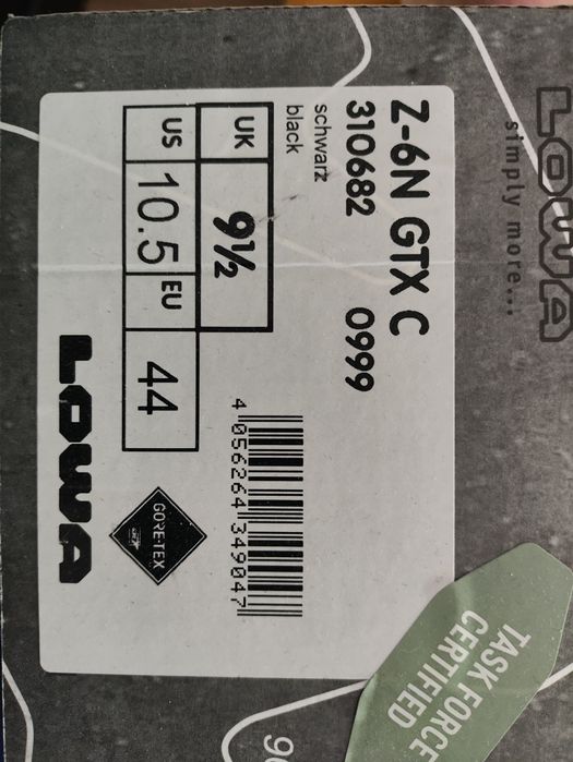 Lowa Z-6N GTX C Rozm. 44 Gore Tex