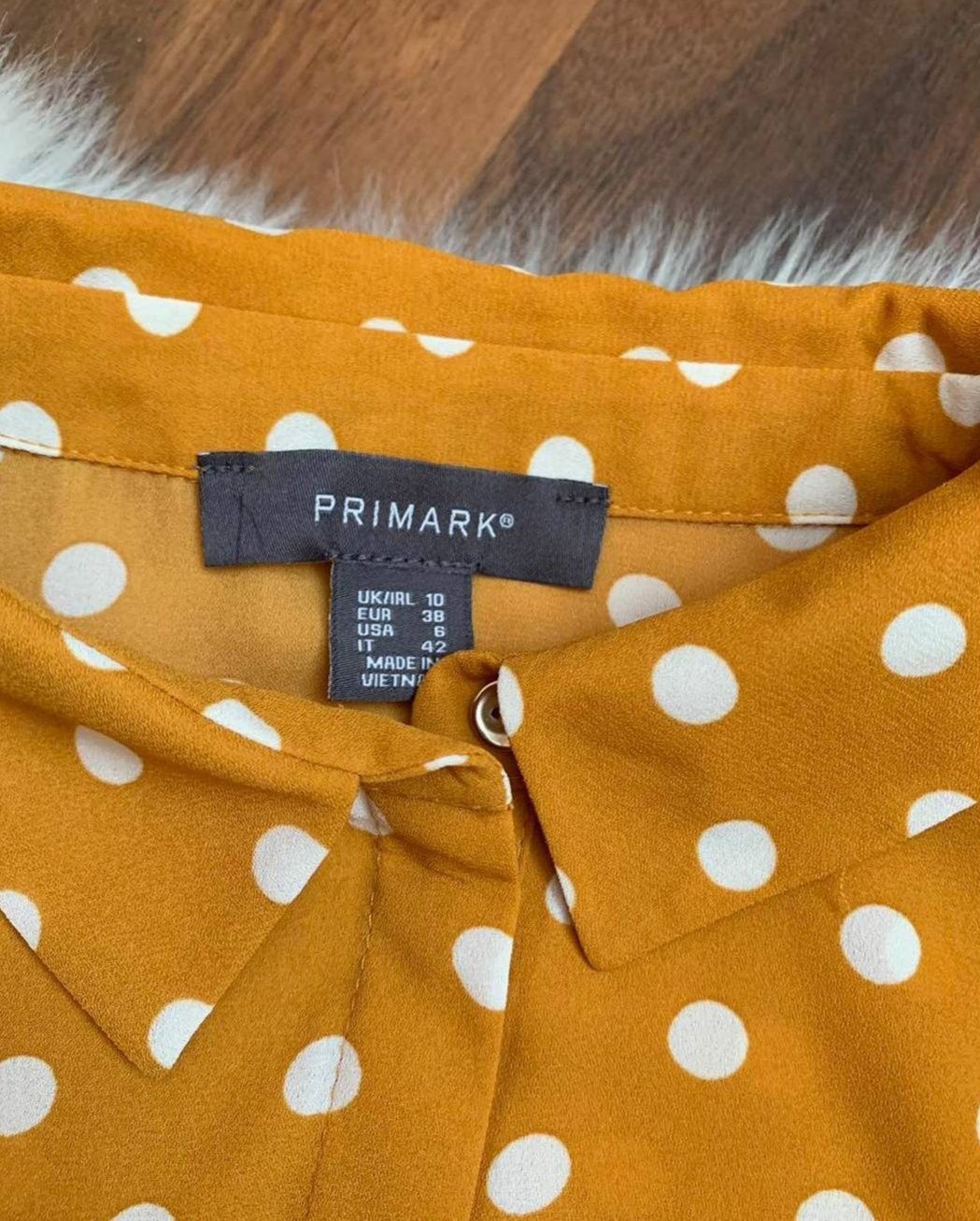 Блуза рубашка в горох Primark