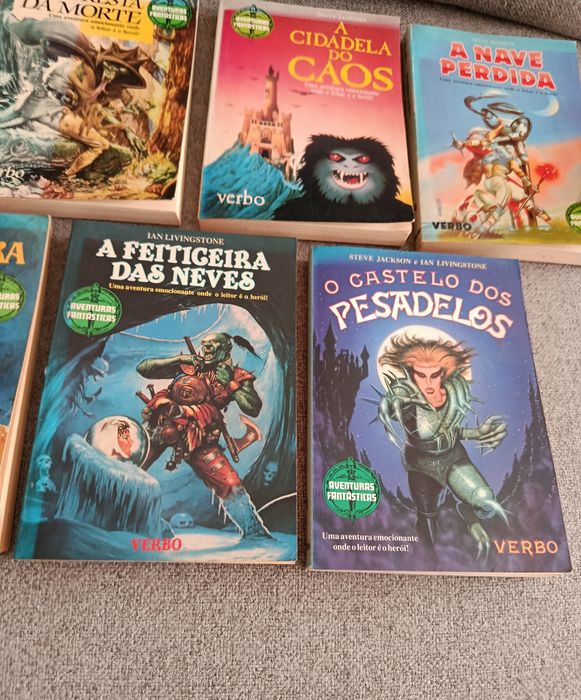 Aventuras Fantásticas - Lote 7 livros
