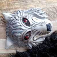 Przebranie kostium wilk maska i rękawy dla dorosłych