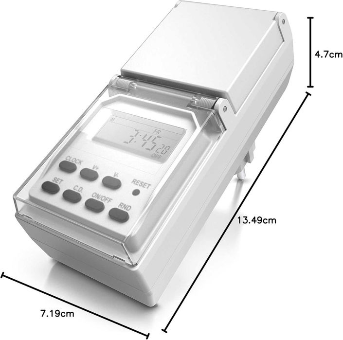 cyfrowy programator czasowy do użytku na zewnątrz IP44 SILVERCREST
