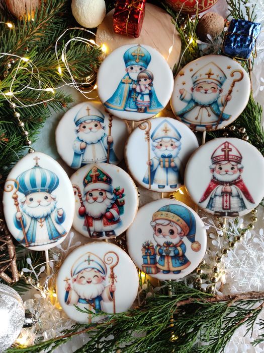 Розмальовки лист від Миколая пряники Миколайчики раскраски на Николая