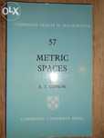 Livro: metric spaces e.t. copson cambridge university