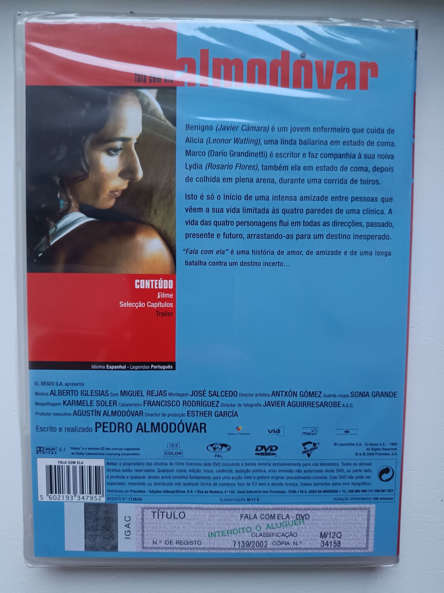 DVD fala com ela