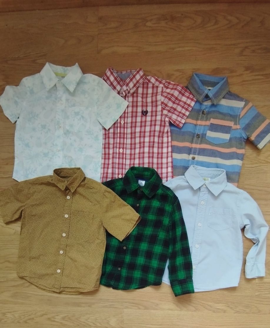 Фірмові сорочки для хлопчика 2-3-4роки
