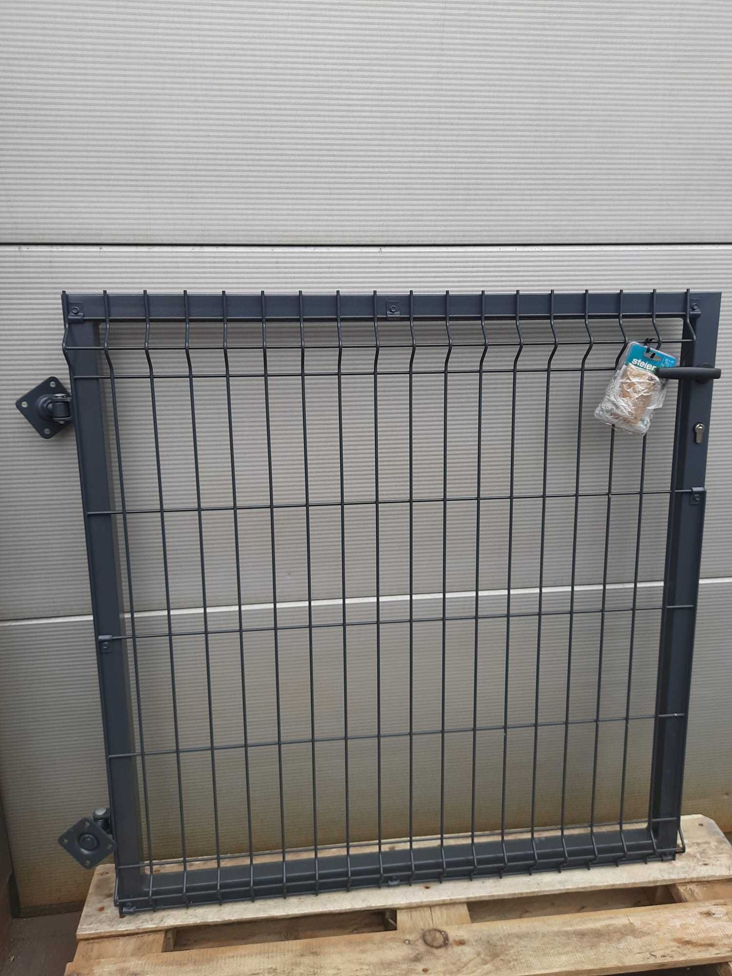 Furtka, bramka z wypełnieniem panelowym fi 5 RAL 7016 H 1,23m