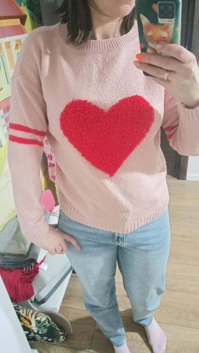 Sweter serce Next