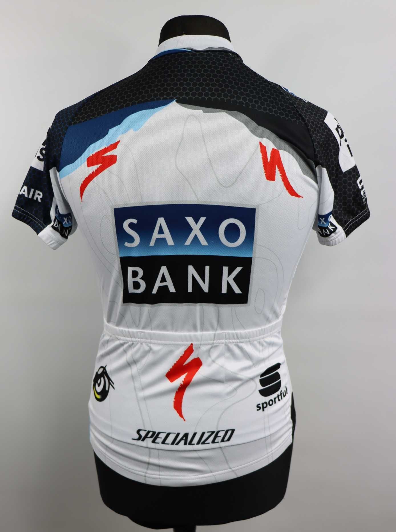 Sportful Saxo Bank męska koszulka kolarska rozmiar S