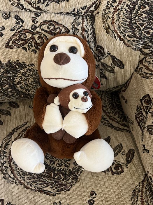 Обезьяна мягкая игрушка