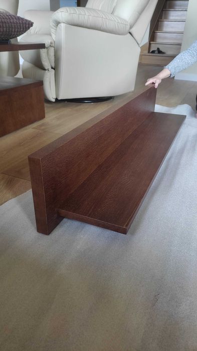 Nowa półka VERO 3szt. ze sklepu, kolor brąz, drewniana, na gwarancji