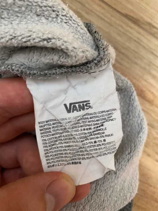 Męska szara bluza z kapturem Vans