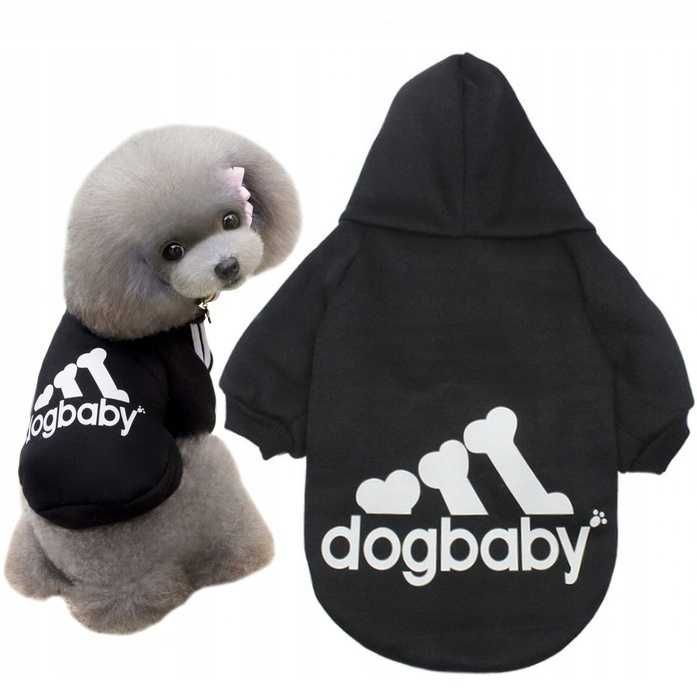 Bluza dla psa kota ubranko zimowe LOGO ciepłe ubranie ROZMIAR DŁ. 35CM