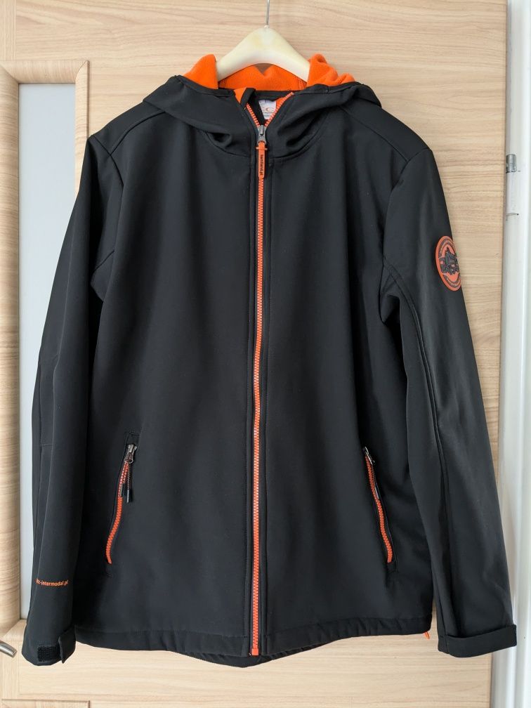 Kurtka męska czarna Softshell L nowa napis Kamil Stoch