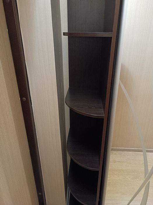 Шафа-купе для одягу кольору венге