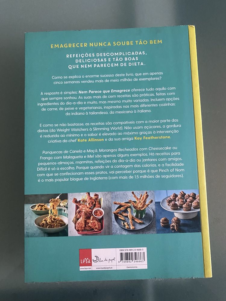 Livro “Nem Parece que Emagrece” com 100 receitas