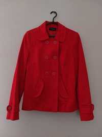 Płaszcz krótki czerwony bawełniany r.42