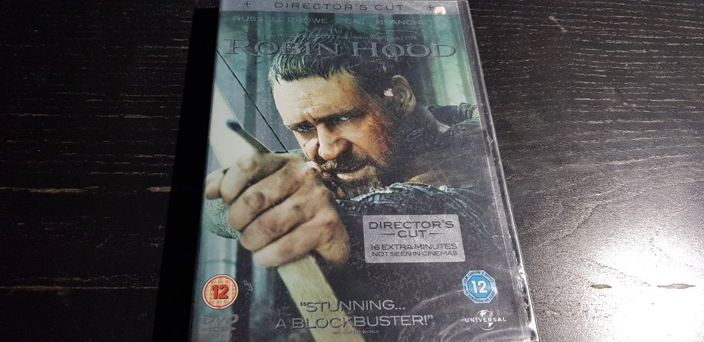 Robin Hood Director's cut dvd FOLIA. Wersja angielska.