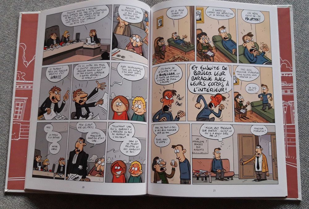 BD em francês "Maître Marley Avocat"