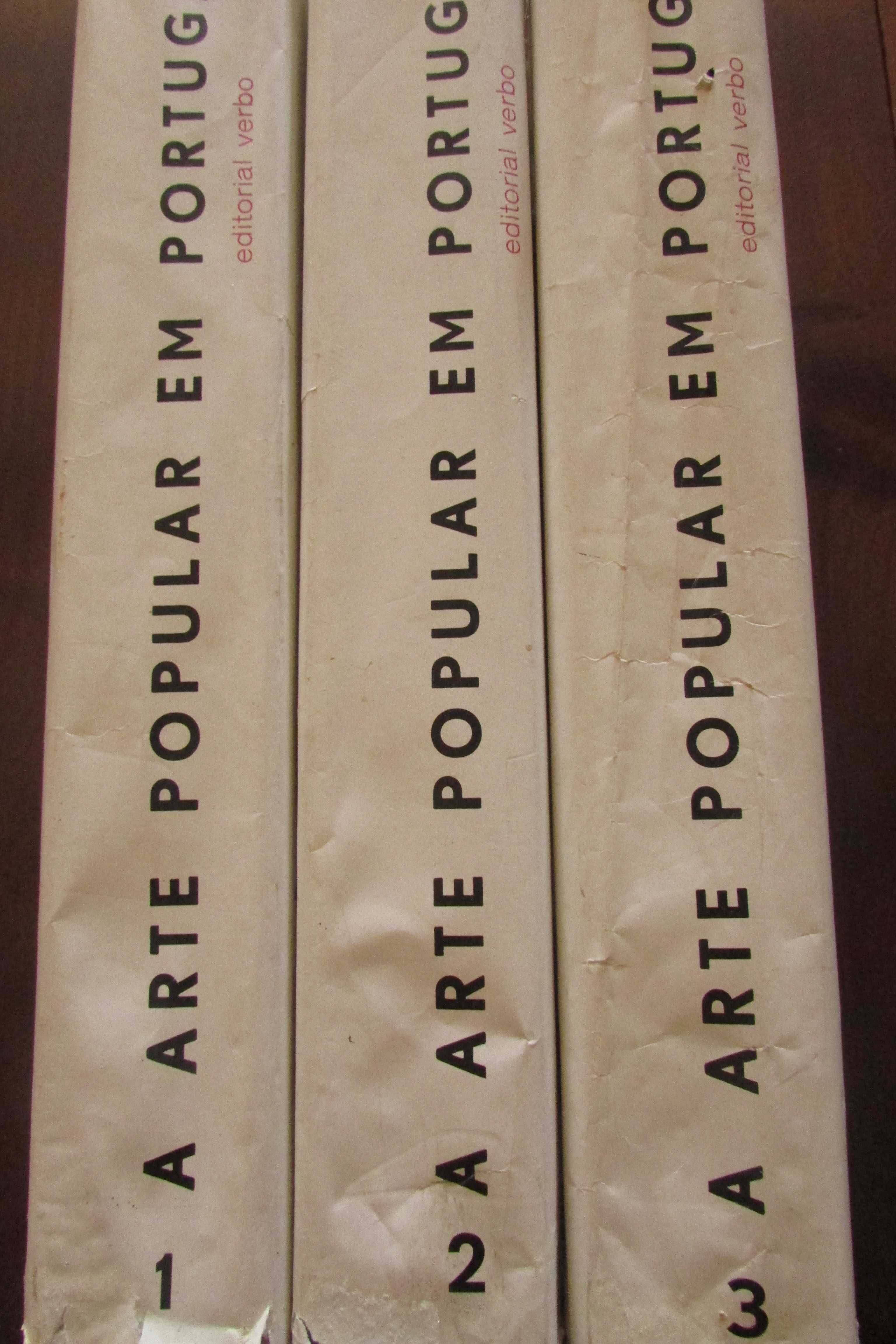 A arte popular em Portugal - 3 volumes