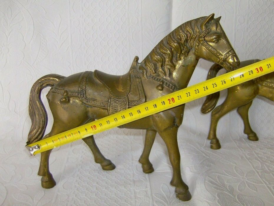 Par Cavalos em Bronze. Peso 5,2 kg.