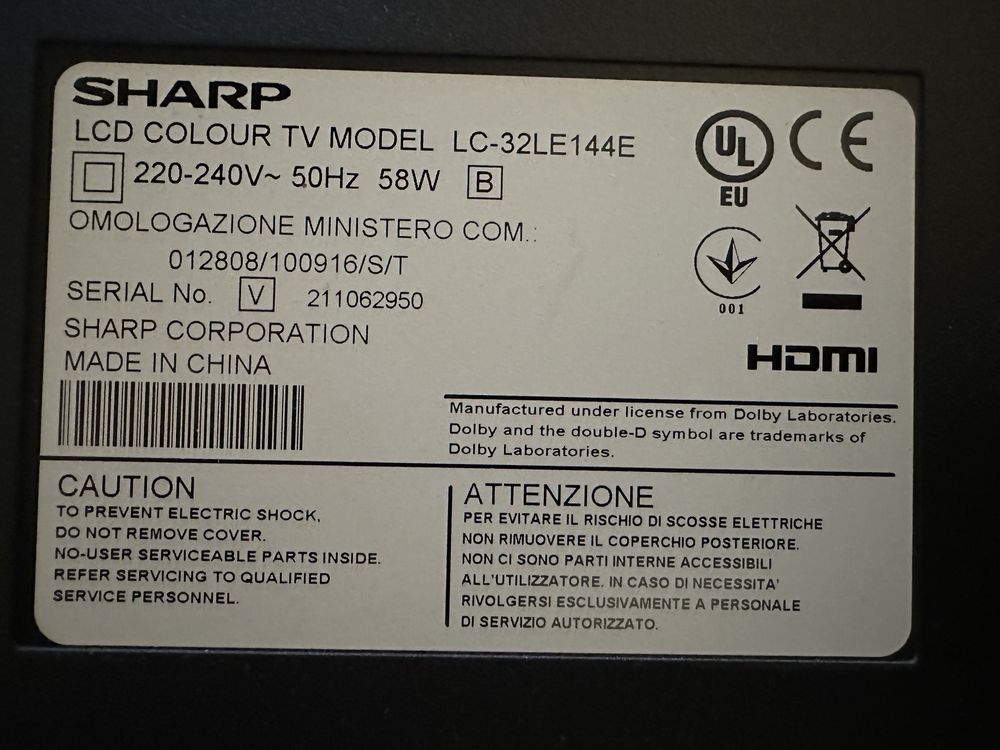 Telewizor Sharp 32 cale