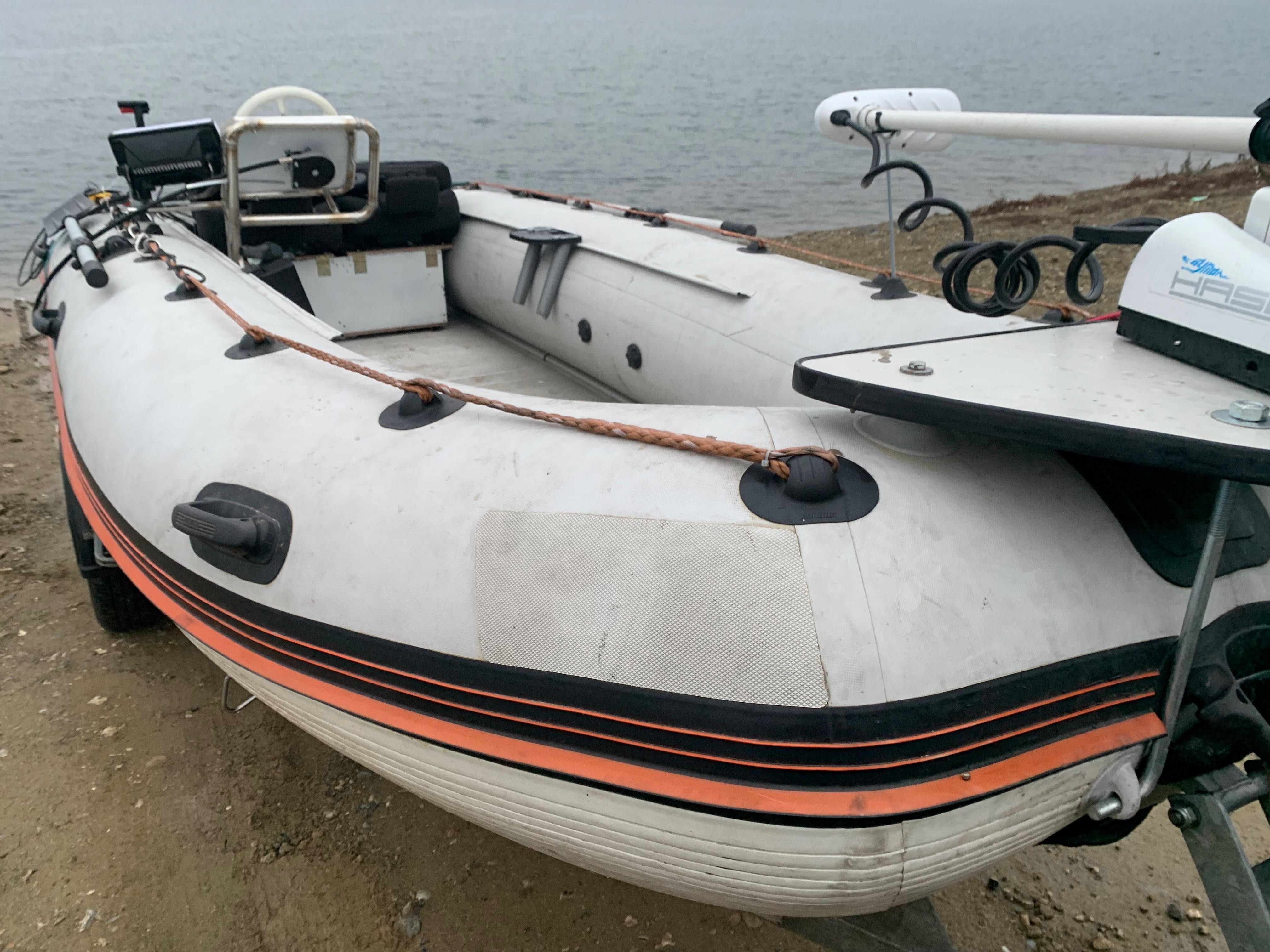 Човен Колібрі 450 DSL + Mercury 30 + лафет + Haswing + Humminbird