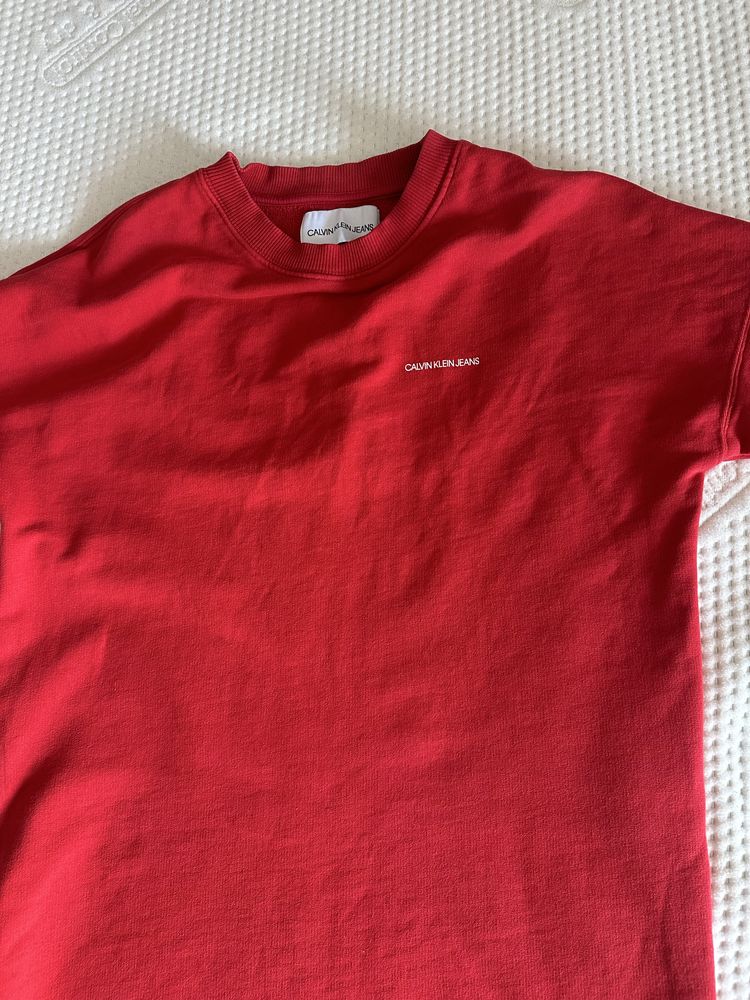 Bluza Tunika.  Calvin klein xs czerwona