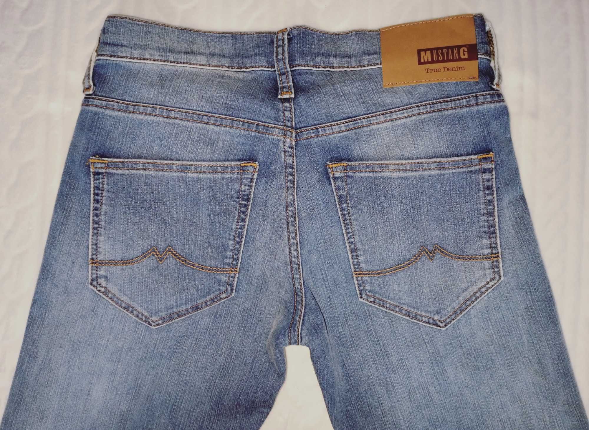 MUSTANG spodnie jeans NOWE 28/32 piękne jasny jeans