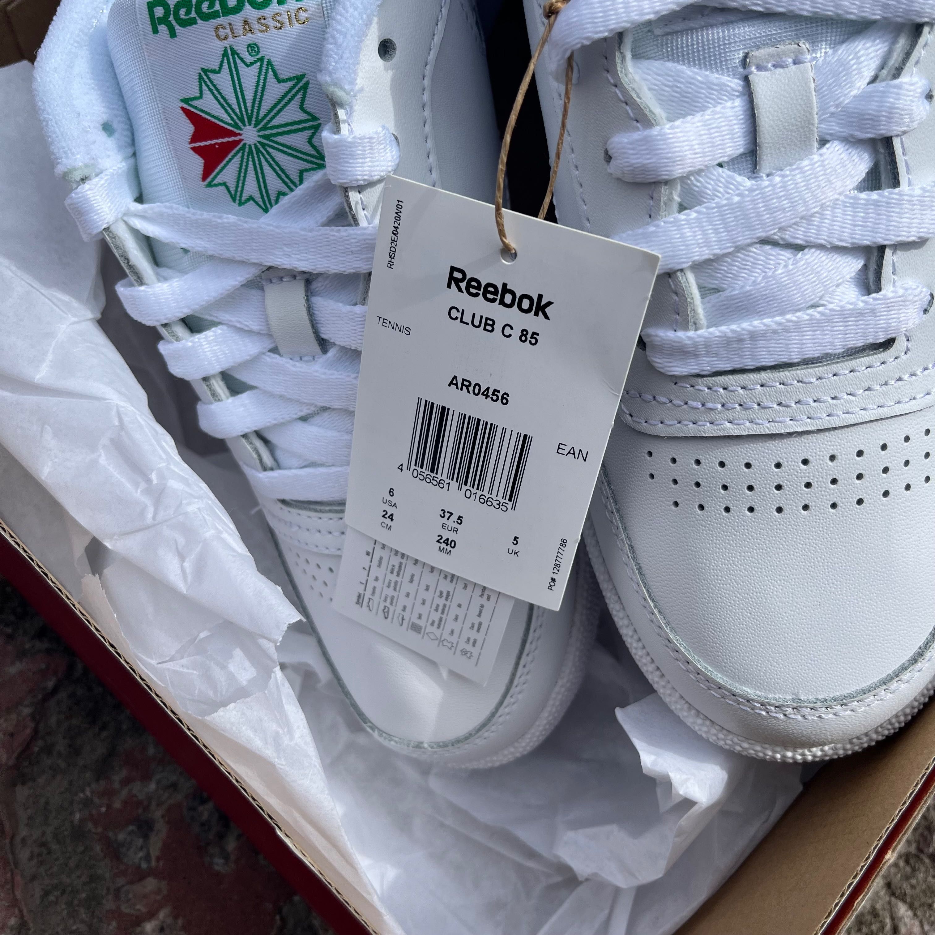 Оригинальные Reebok Club C 85 37р24