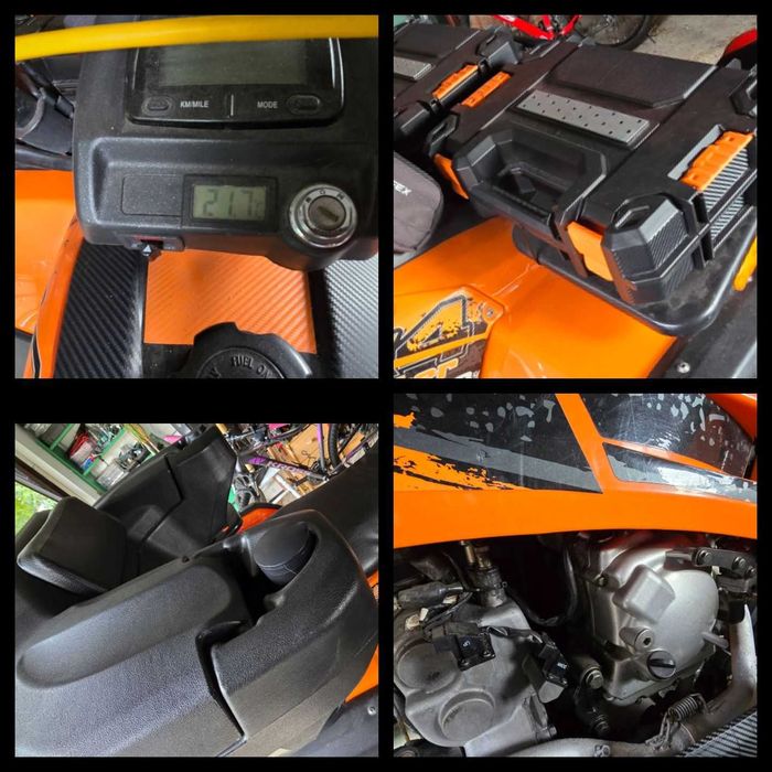 Quad 4x4 homologacja. Nowe opony - wyciagarka - kufer - alufelgi.