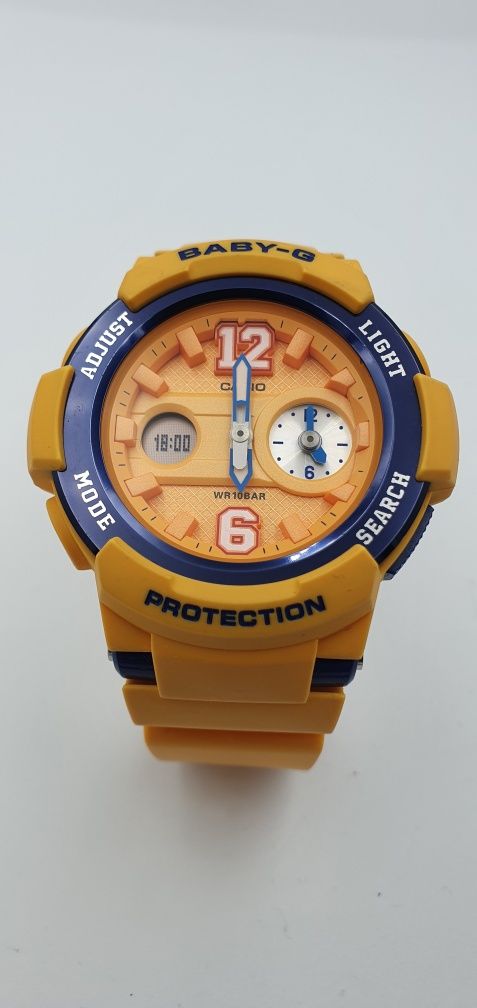 Casio G-SHOCK Baby-G - żółty- idealny na wiosnę lato