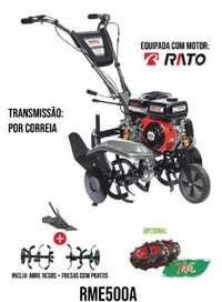 RME500A  Moto-enxada transmissão correias 212cm3 7Cv Nova