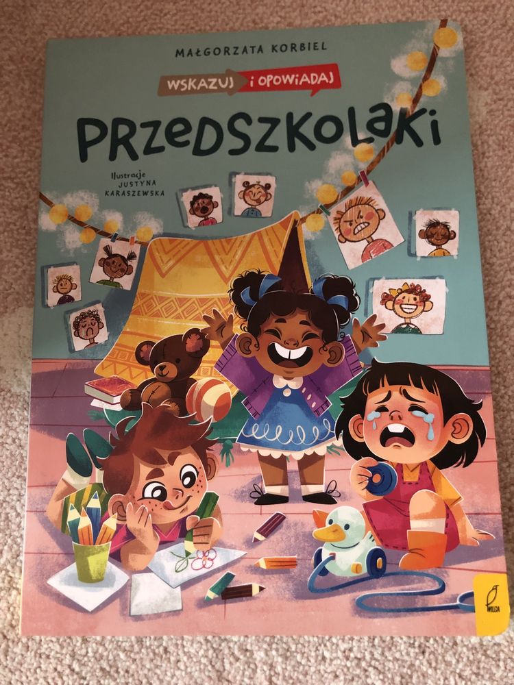 Wskazuj i opowiadaj przedszkolaki. Książka o emocjach