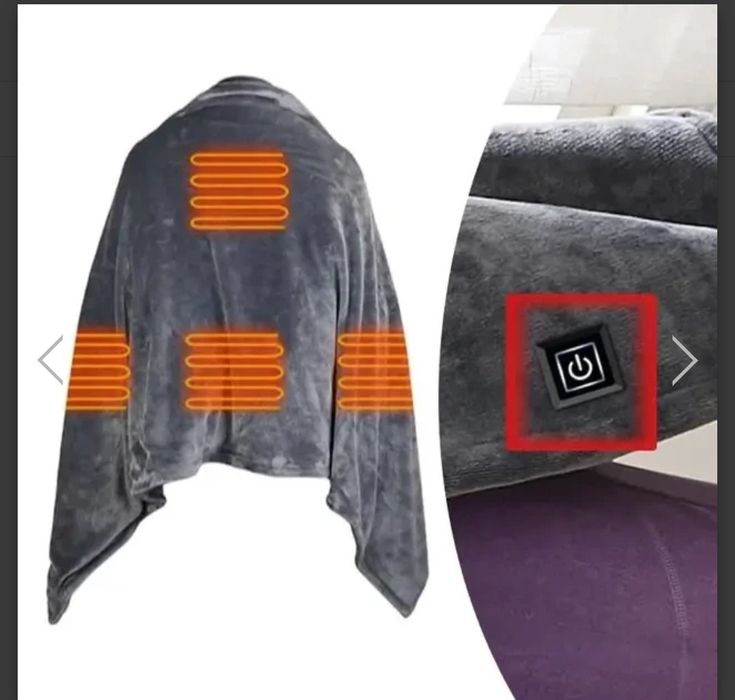 Електроковдра Плед з підігрівом (155*80) USB