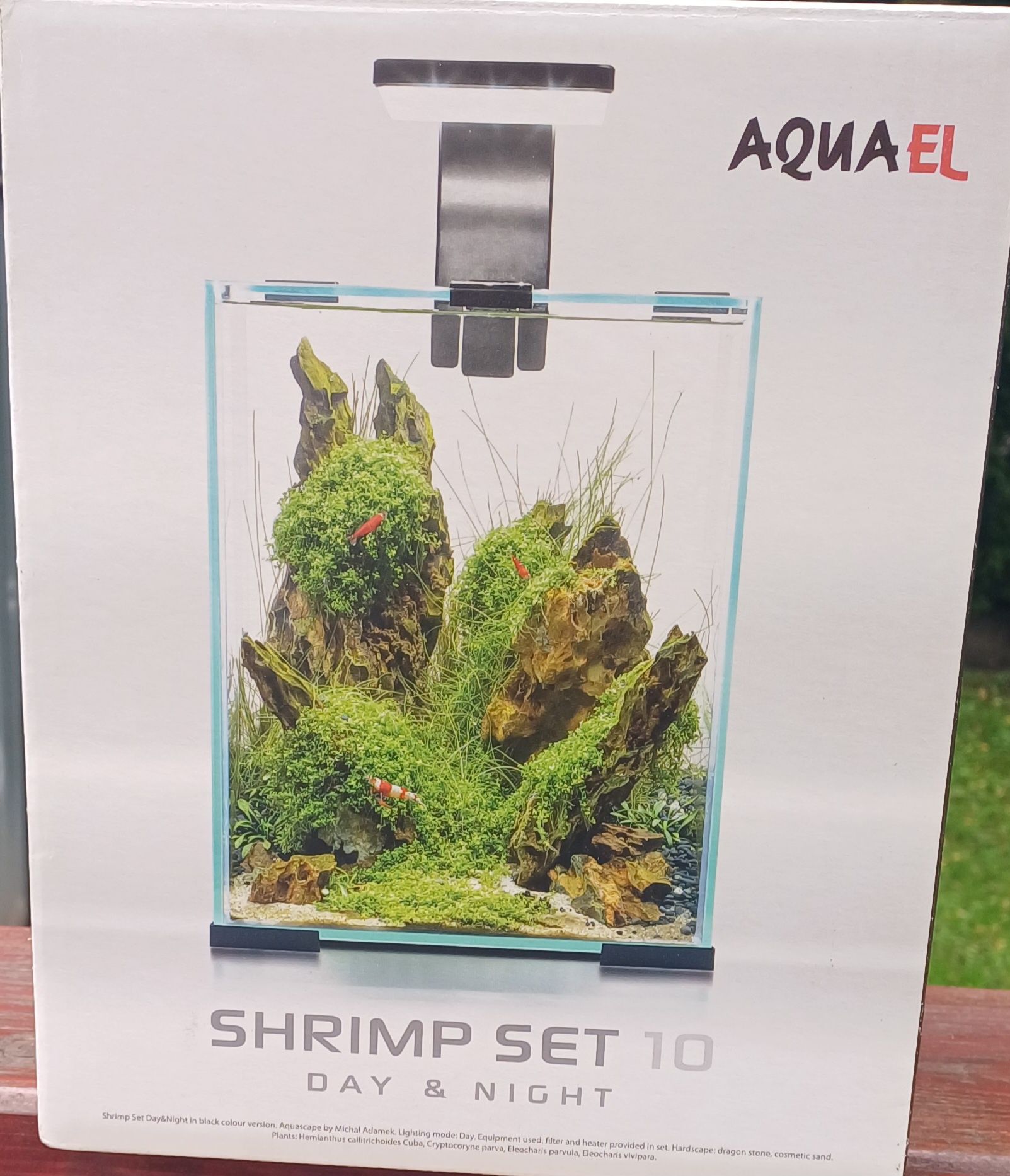 Zestaw akwariowy Aquael Shrimp Set Day & Night 20 x 20 x 25 cm 10 l