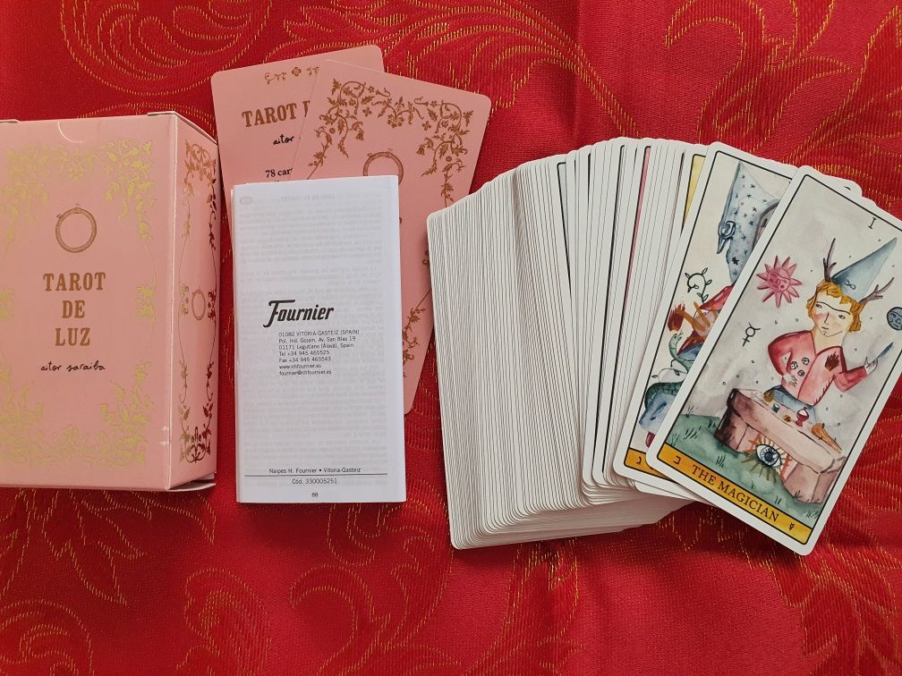 Tarot De Luz Oryginalny Fournier. Karty tarota. Wyrocznia Oracle