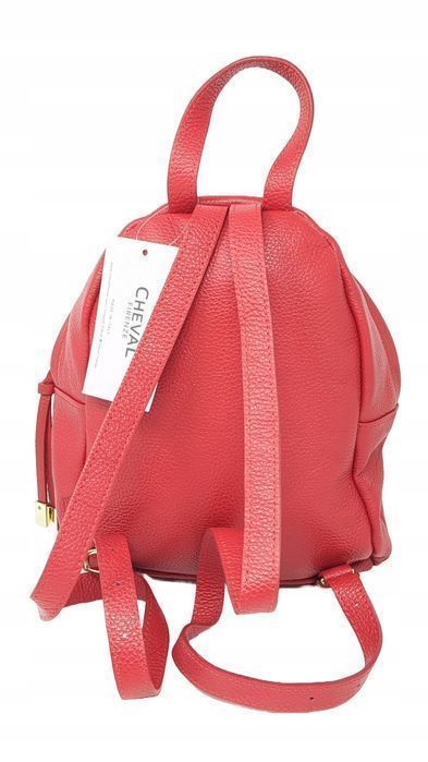 Torebka Plecak Skóra Naturalna Cheval Firenze Włochy 22 X 30X 12 Cm