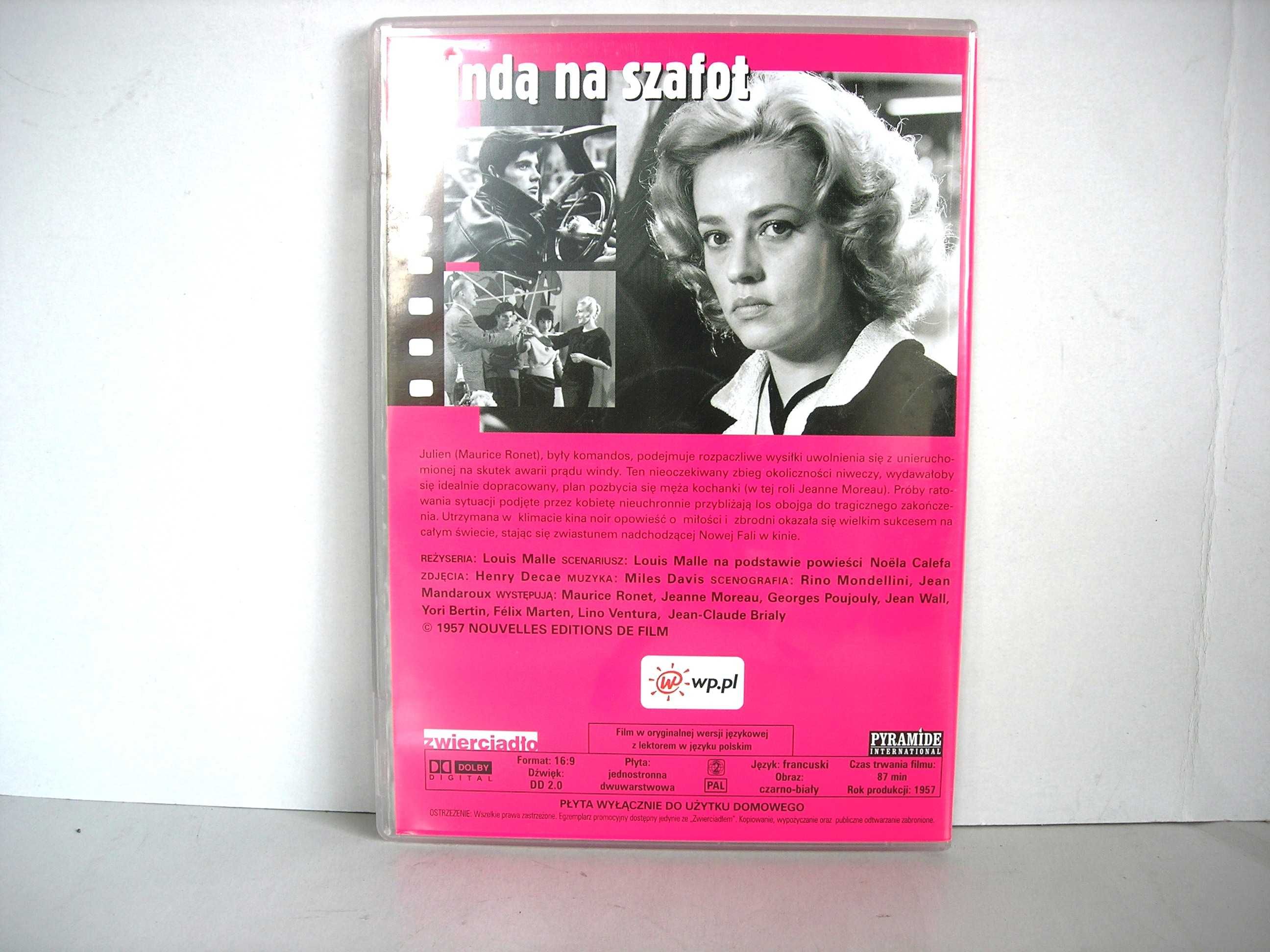 Film dvd "Windą na szafot" Louis Malle seria Zwierciadło