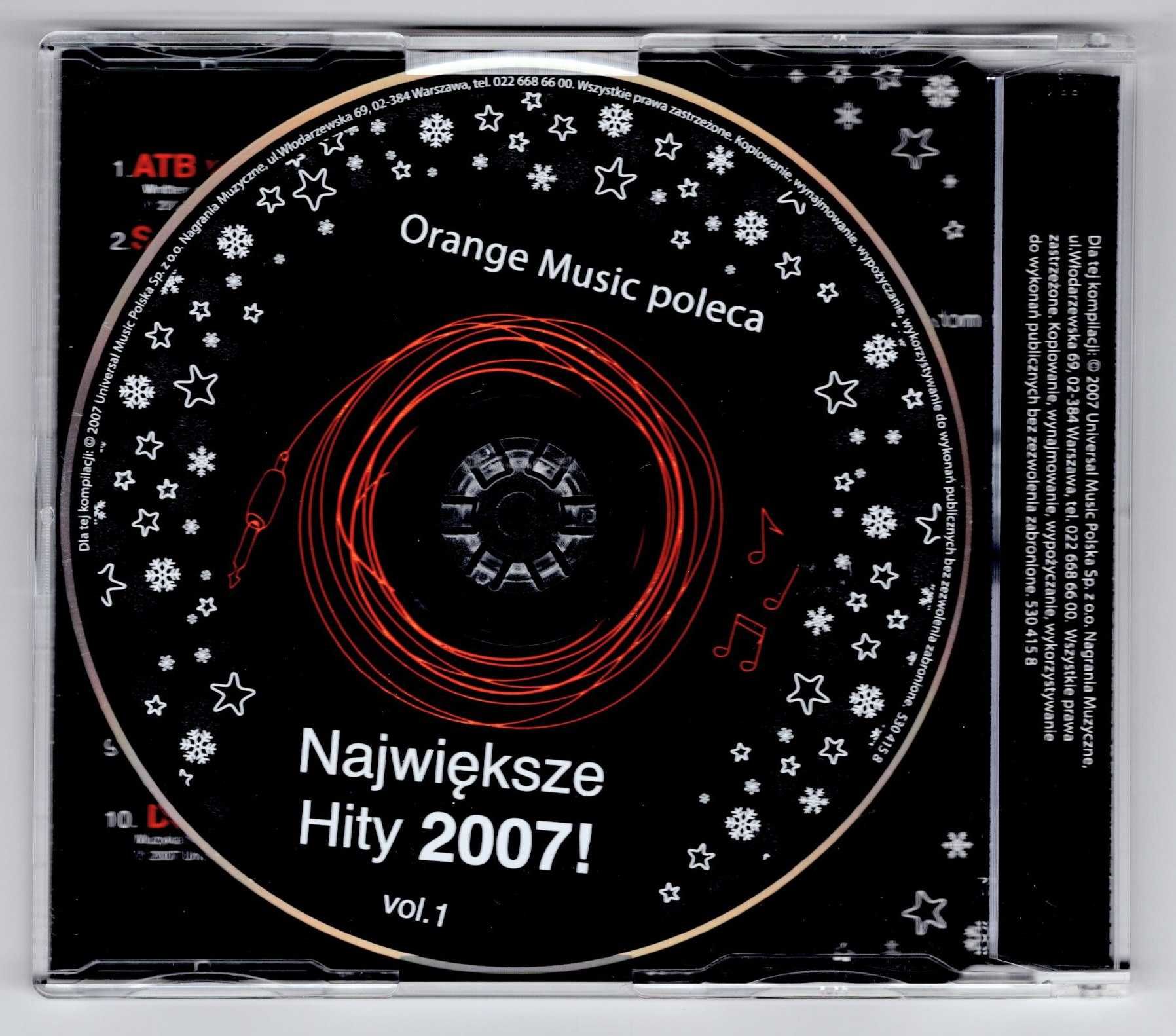 Orange Music Poleca: Największe Hity 2007! Vol.1 (CD)