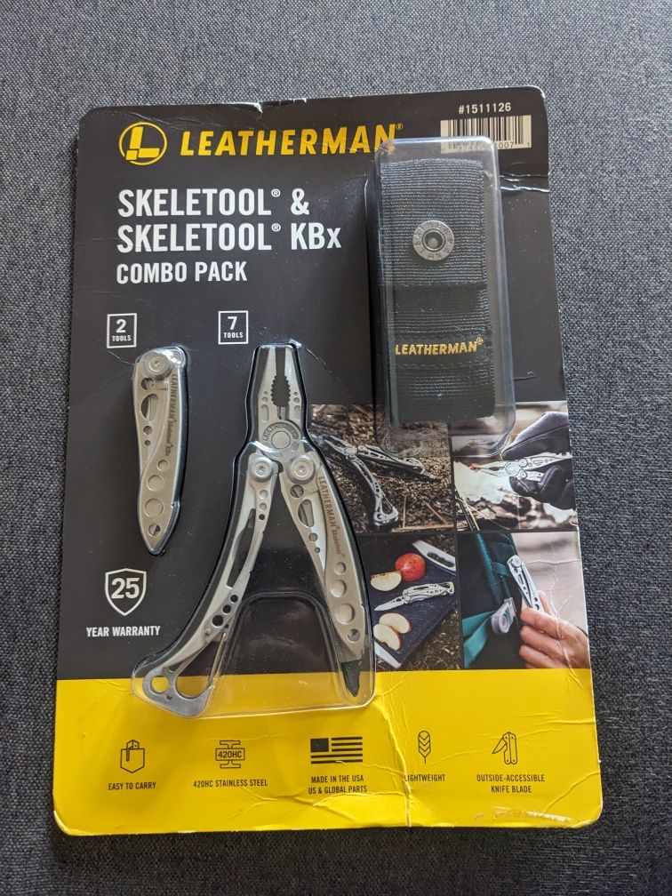 Мультитул Leatherman Skeletool та Skeletool KBx combo