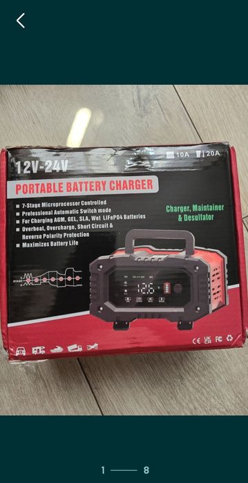 Умные зарядные ,восстонавливают аккумулятор,12/24v.20А 35А.100A