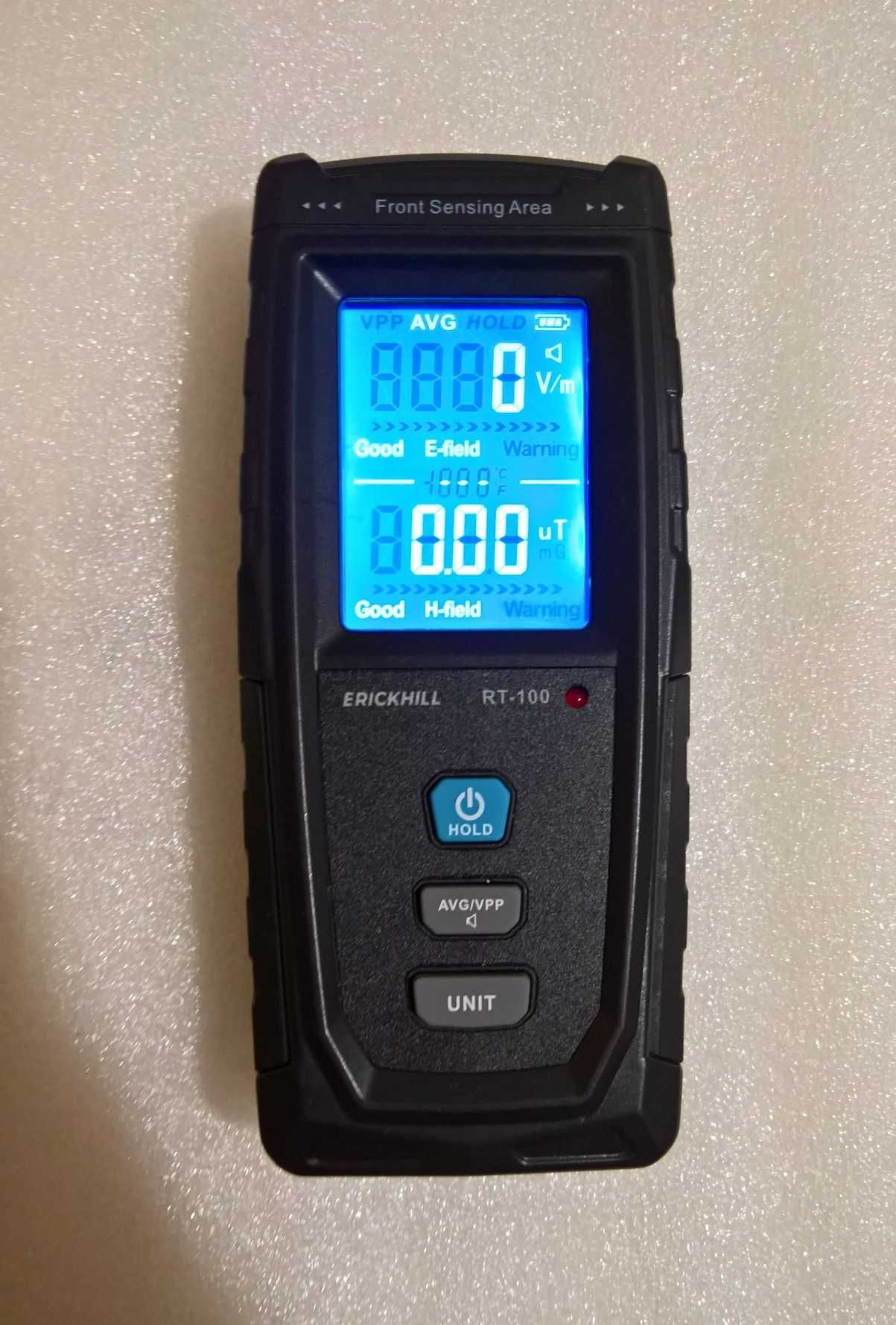Erickhill rt-100 miernik EMF pola elektrycznego i magnetycznego