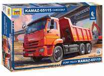 Ciężarówka Kamaz 65115 wywrotka 1:35 Zvezda 3650
