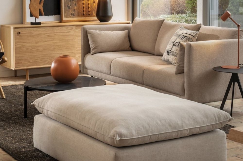 Módulo Pouf NOVO de Linho