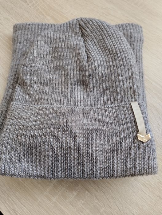 Комплект шапка + хомут на флісі жіночий