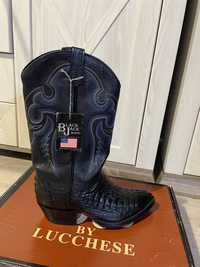 Сапоги с кожи крокодила Black Jack Boots(США)размер 10D(43)