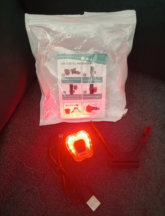 Tylna lampka do roweru